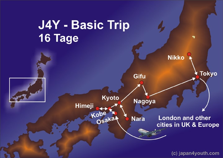 Japan basic trip 16 days